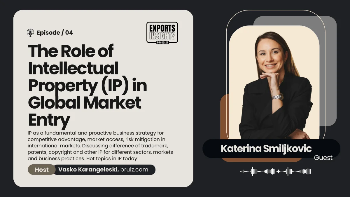 Katerina Smiljkovic, guest on Exports Insights episode 4